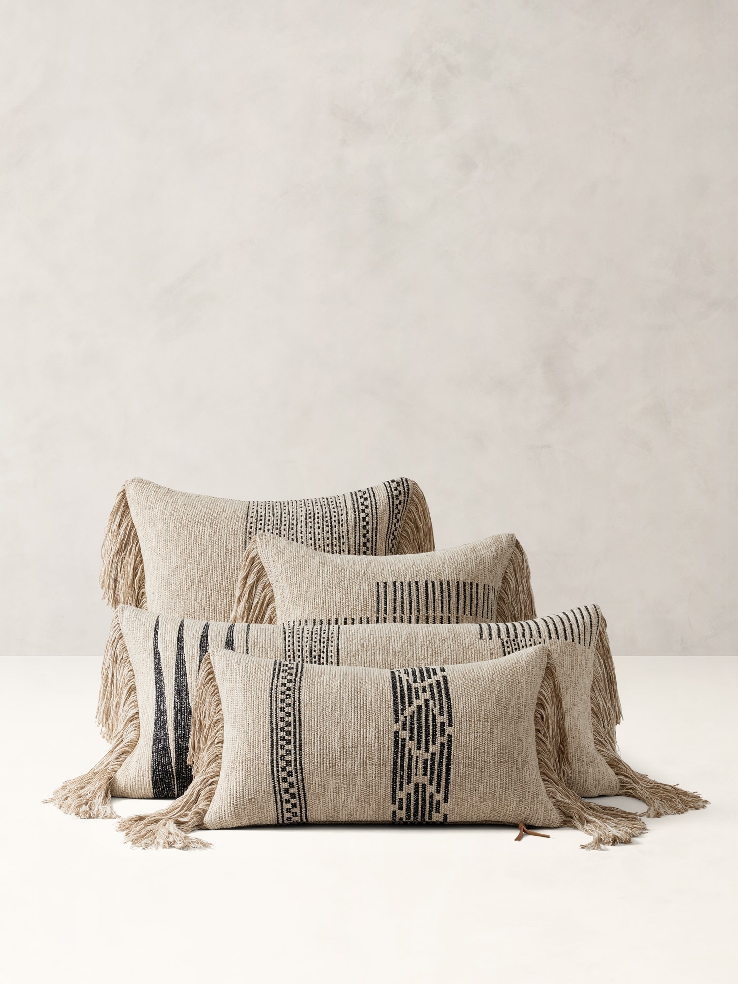 Image number 1 showing, Embroidered Cotton Pillow