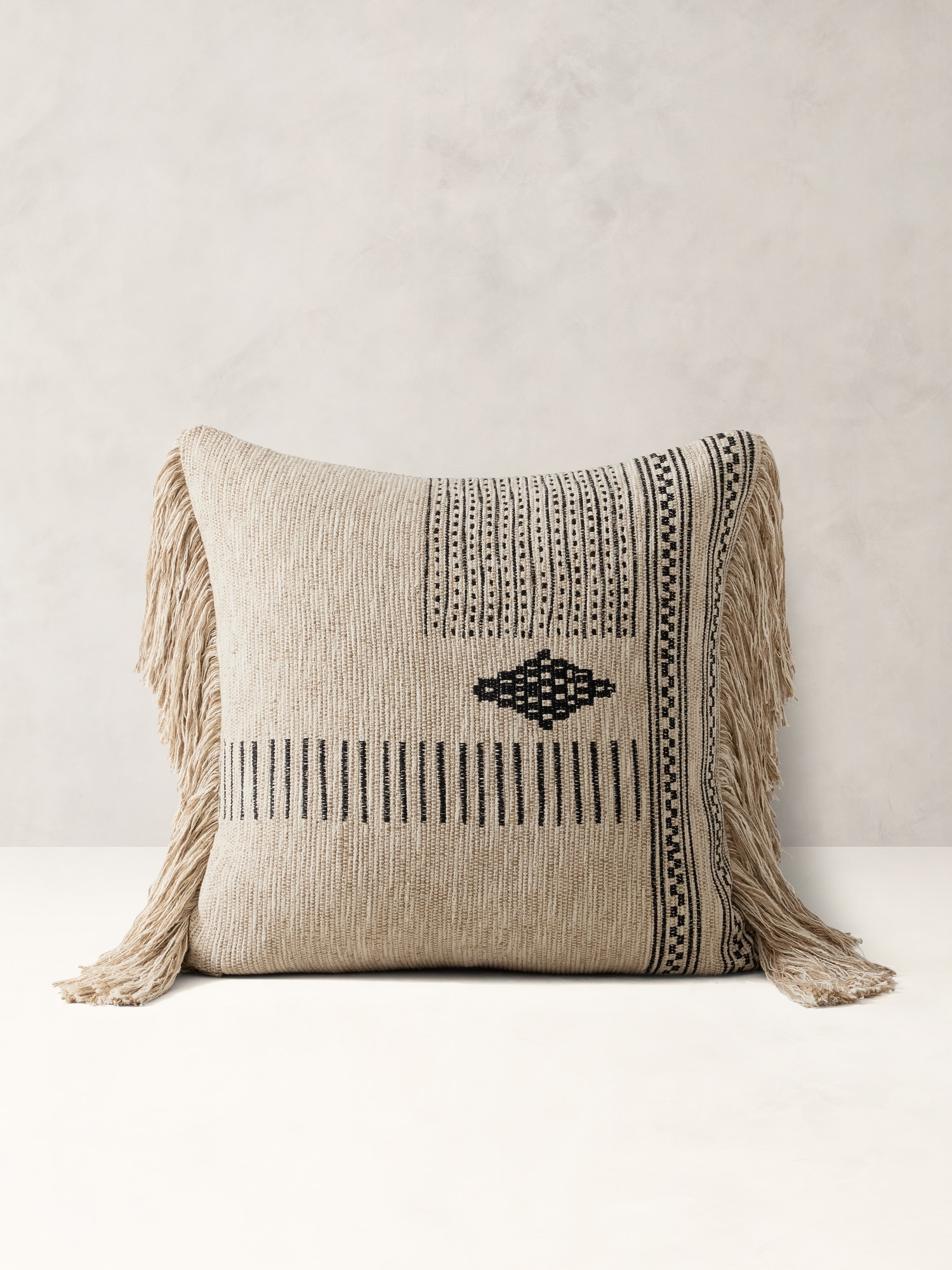 Image number 4 showing, Embroidered Cotton Pillow