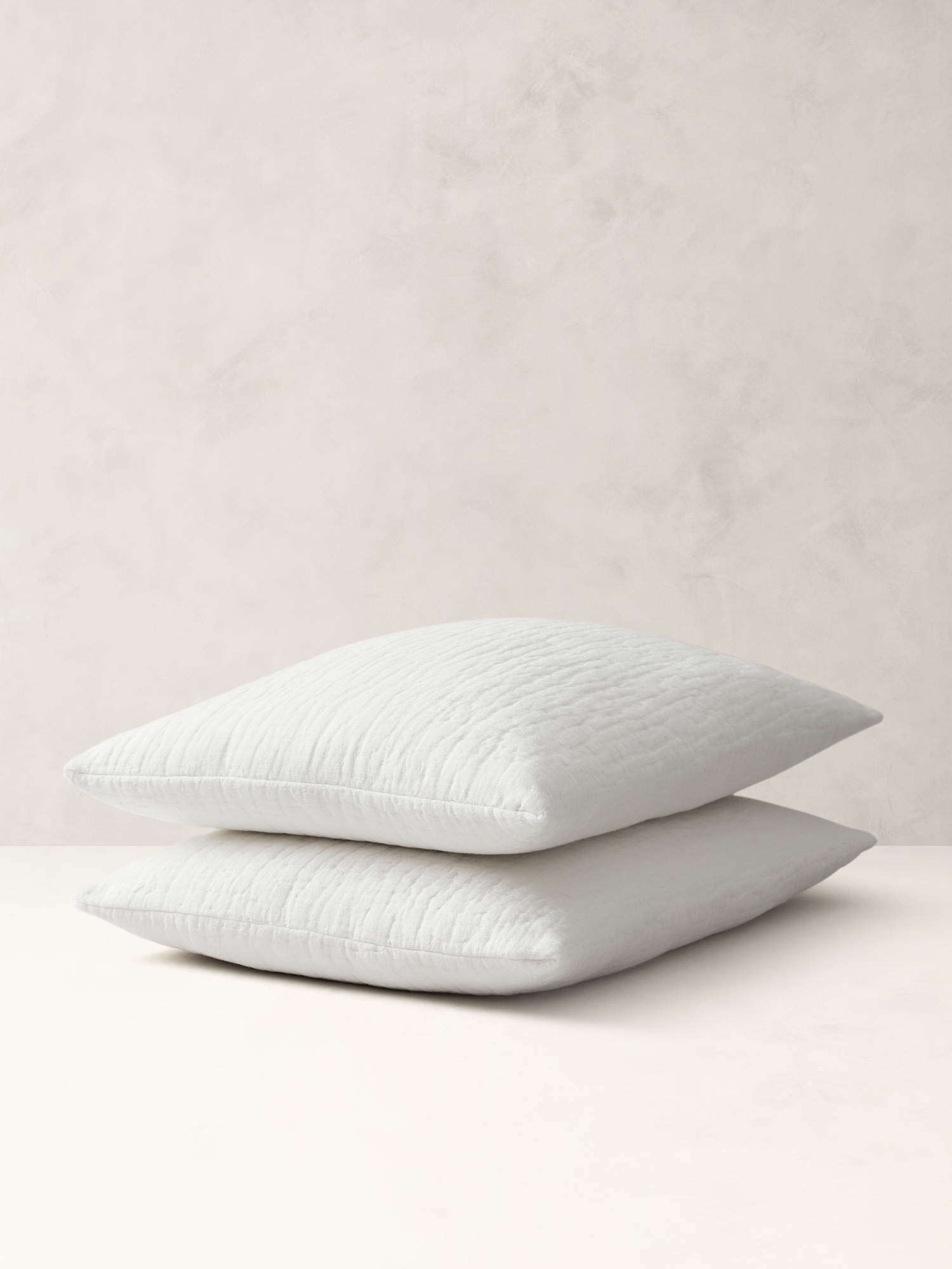 Hand-Stitched Linen Shams