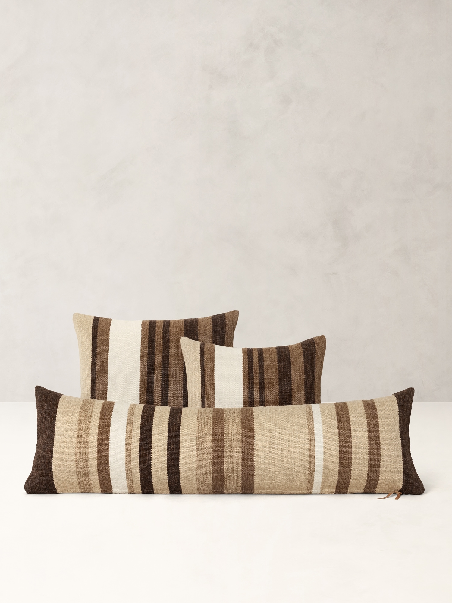 Handwoven Striped Cotton-Linen Pillow Cover