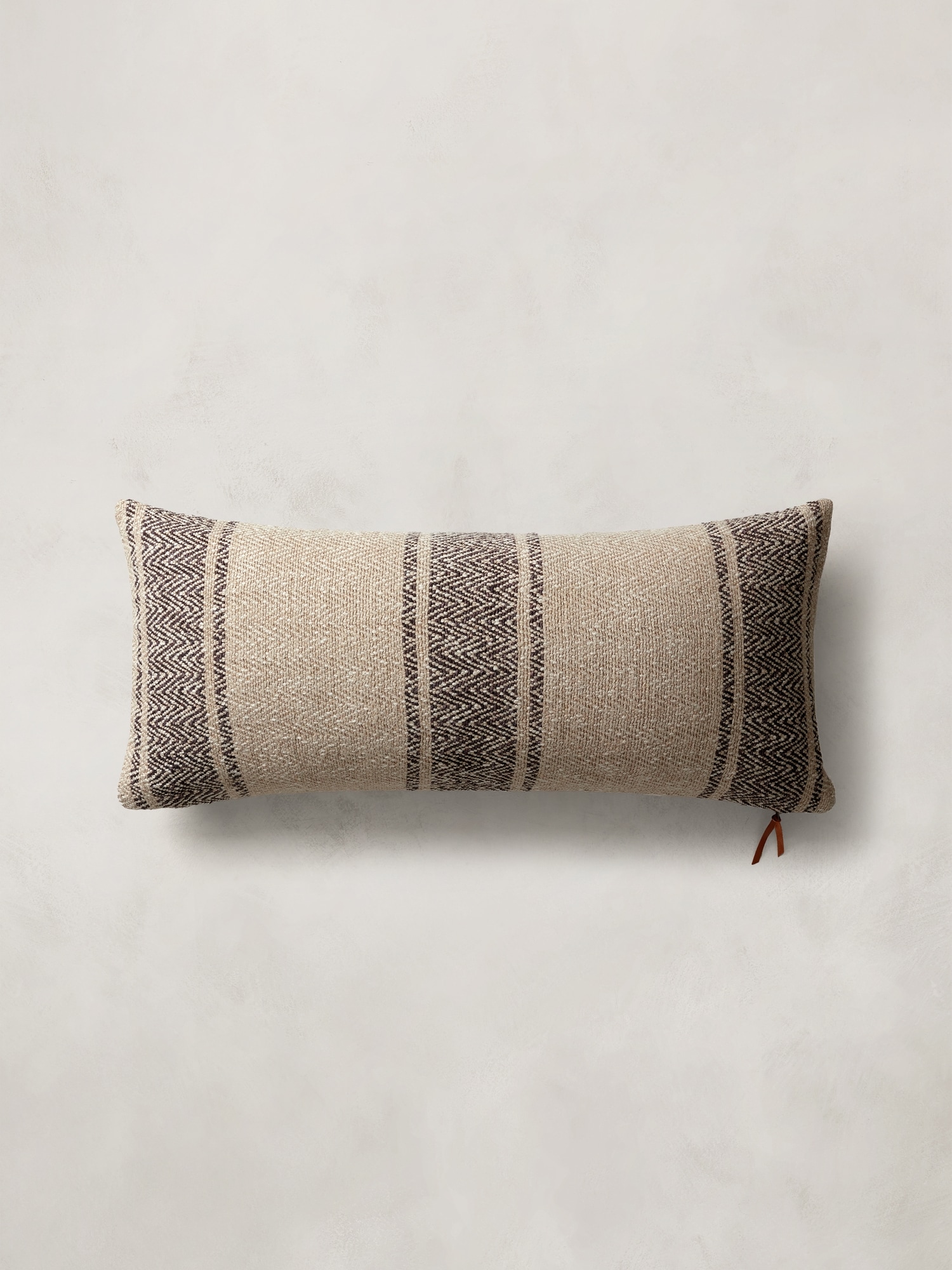 Rustic Linen Stripe Pillow Cover