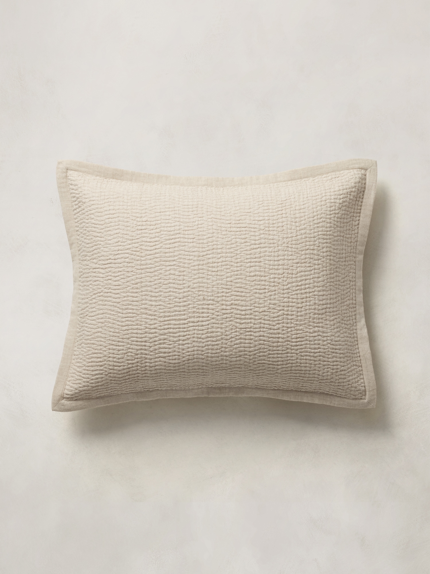 Hand-Stitched Cotton-Cashmere Sham Set