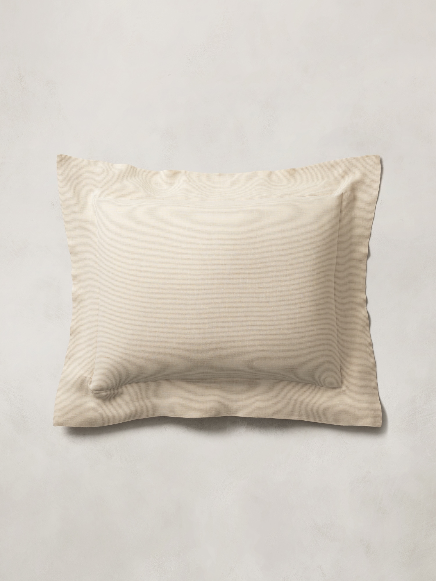Thin-Stripe Linen Shams