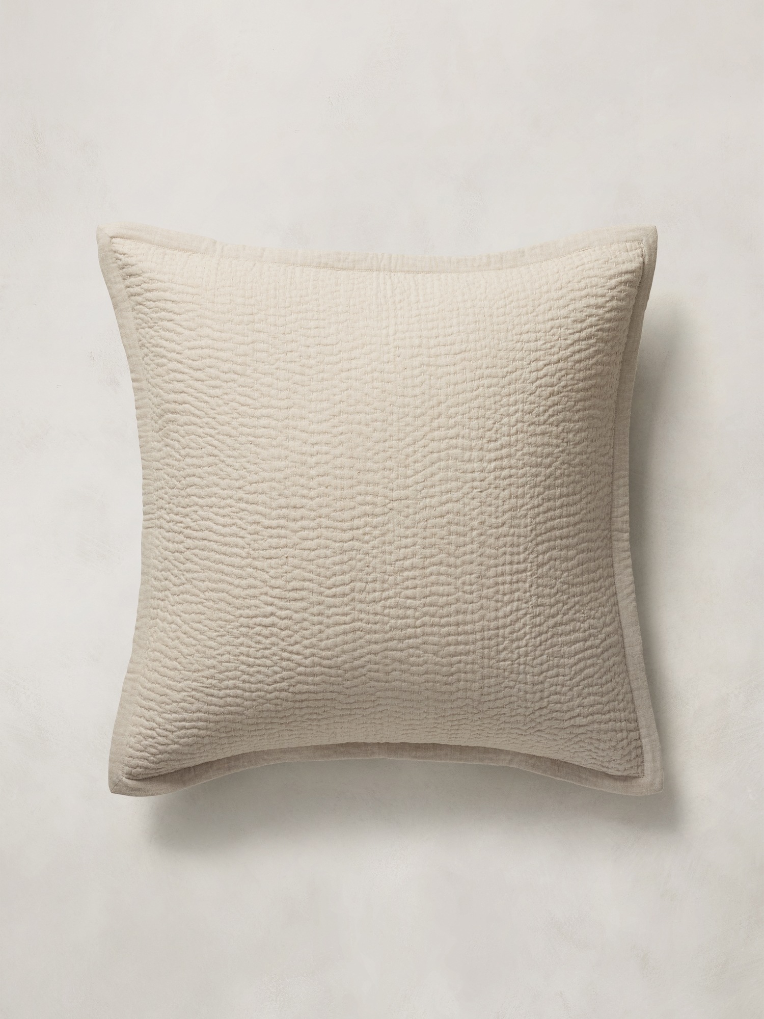 Hand-Stitched Cotton-Cashmere Sham Set