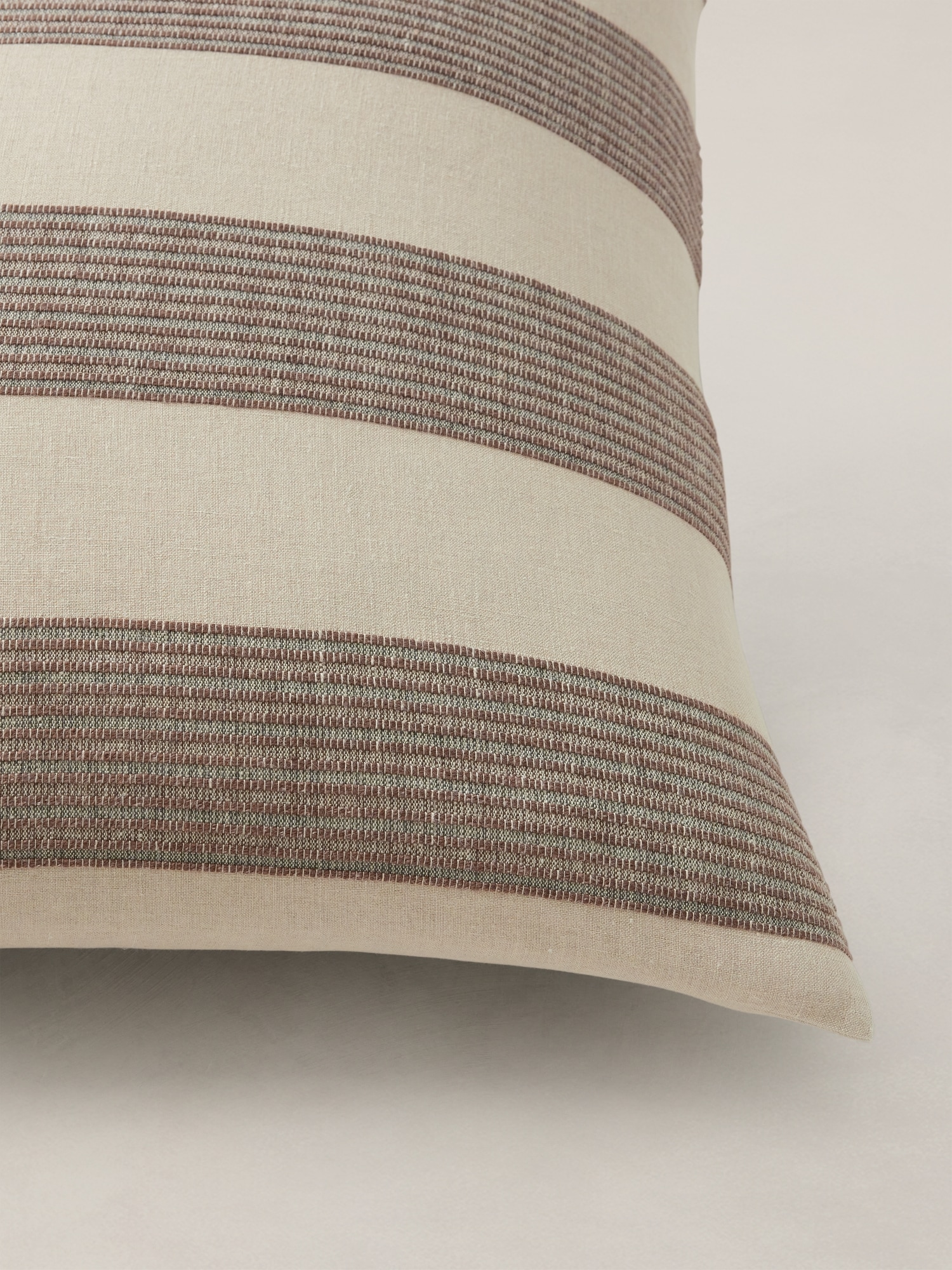 Image number 3 showing, Corded-Stripe Linen Shams