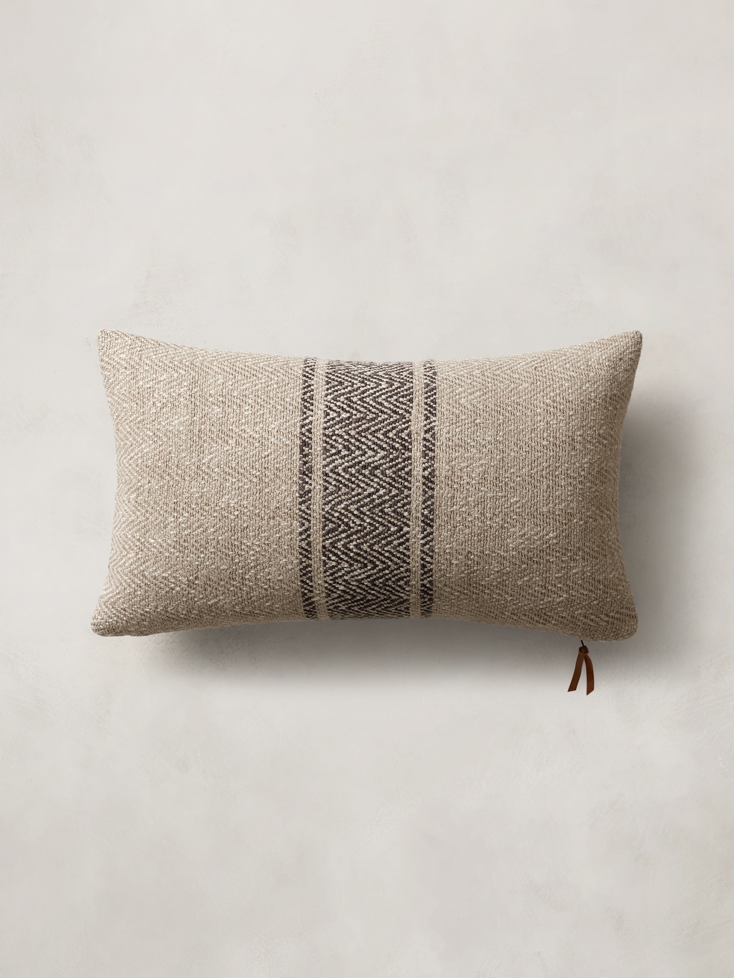 Rustic Linen Stripe Pillow Cover