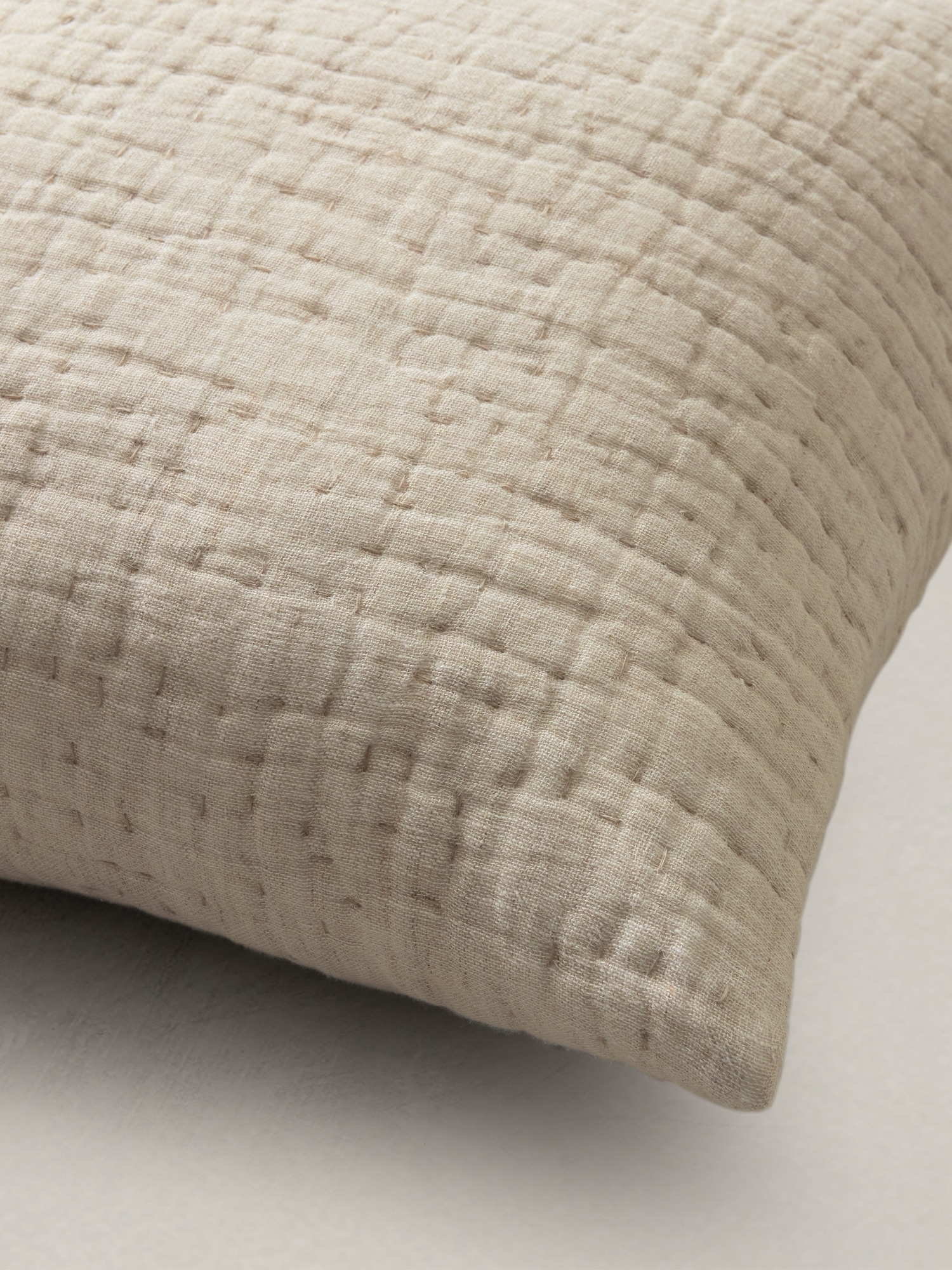 Hand-Stitched Linen Shams