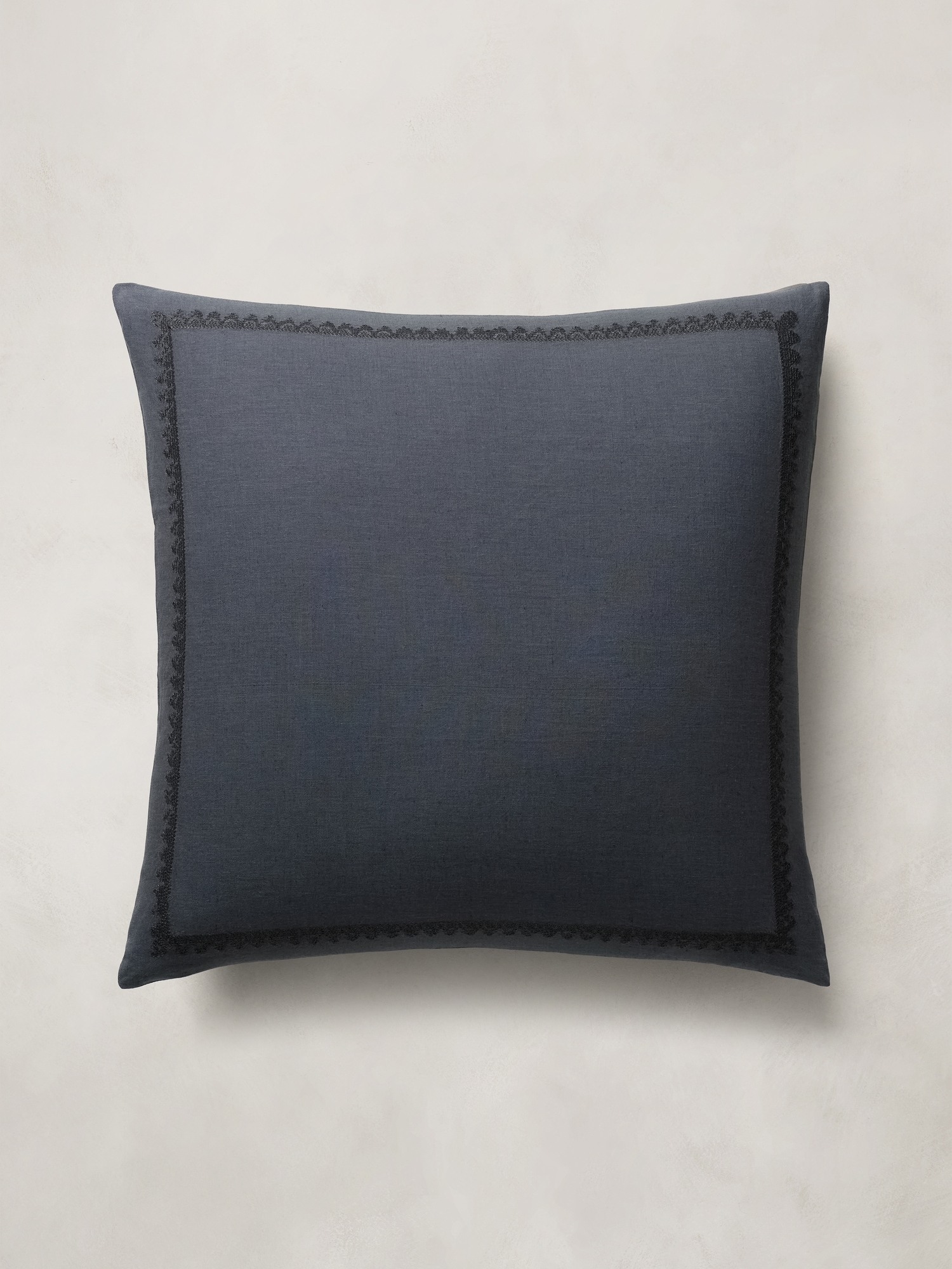 Image number 2 showing, Heirloom Embroidered Linen-Cotton Sham Set