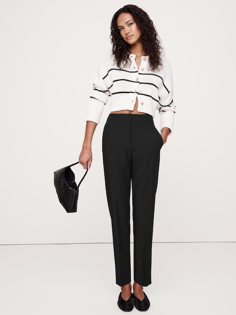 Ultra High-Rise Modern Slim City Stretch Ankle Pant