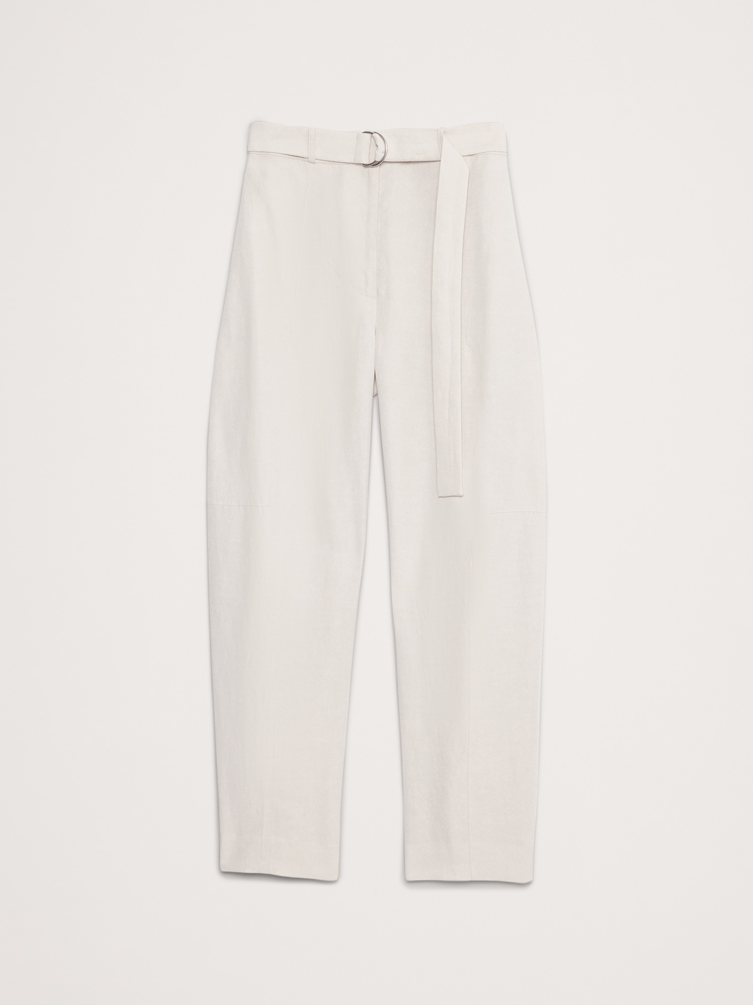 High-Rise Barrel Tencel™-Linen Pant