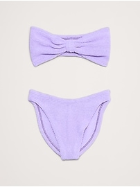 Jean Bandeau Bikini Set by Hunza G