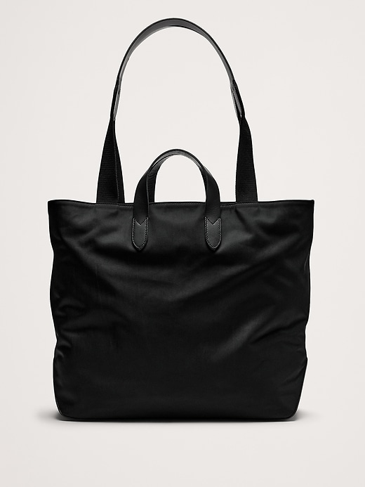 【美品】バナナリパブリック/Millersナイロントートバッグ/2WAY/レザー Millers Nylon Tote Bag | Banana Republic