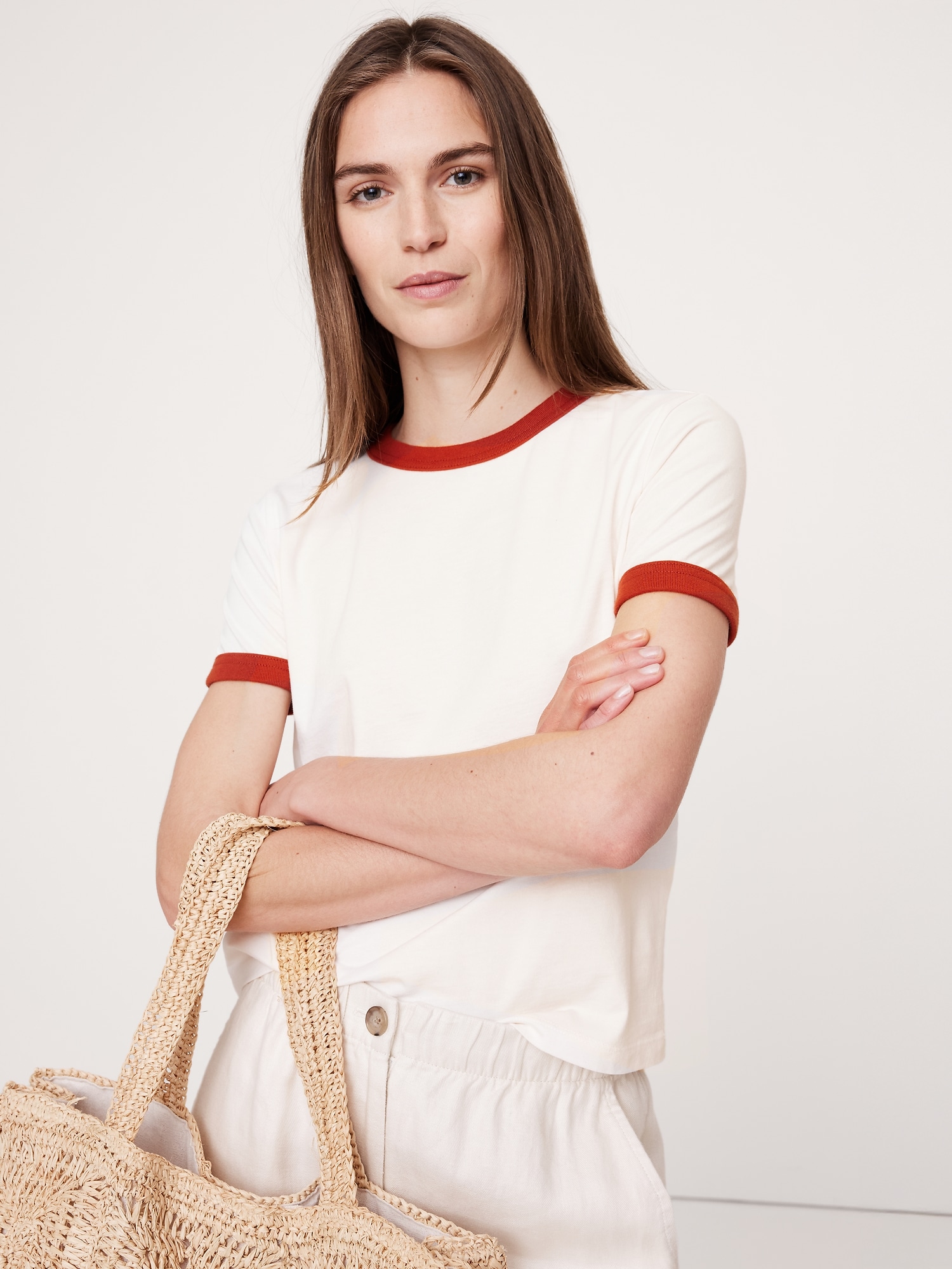 Vintage Cotton Crew-Neck T-Shirt