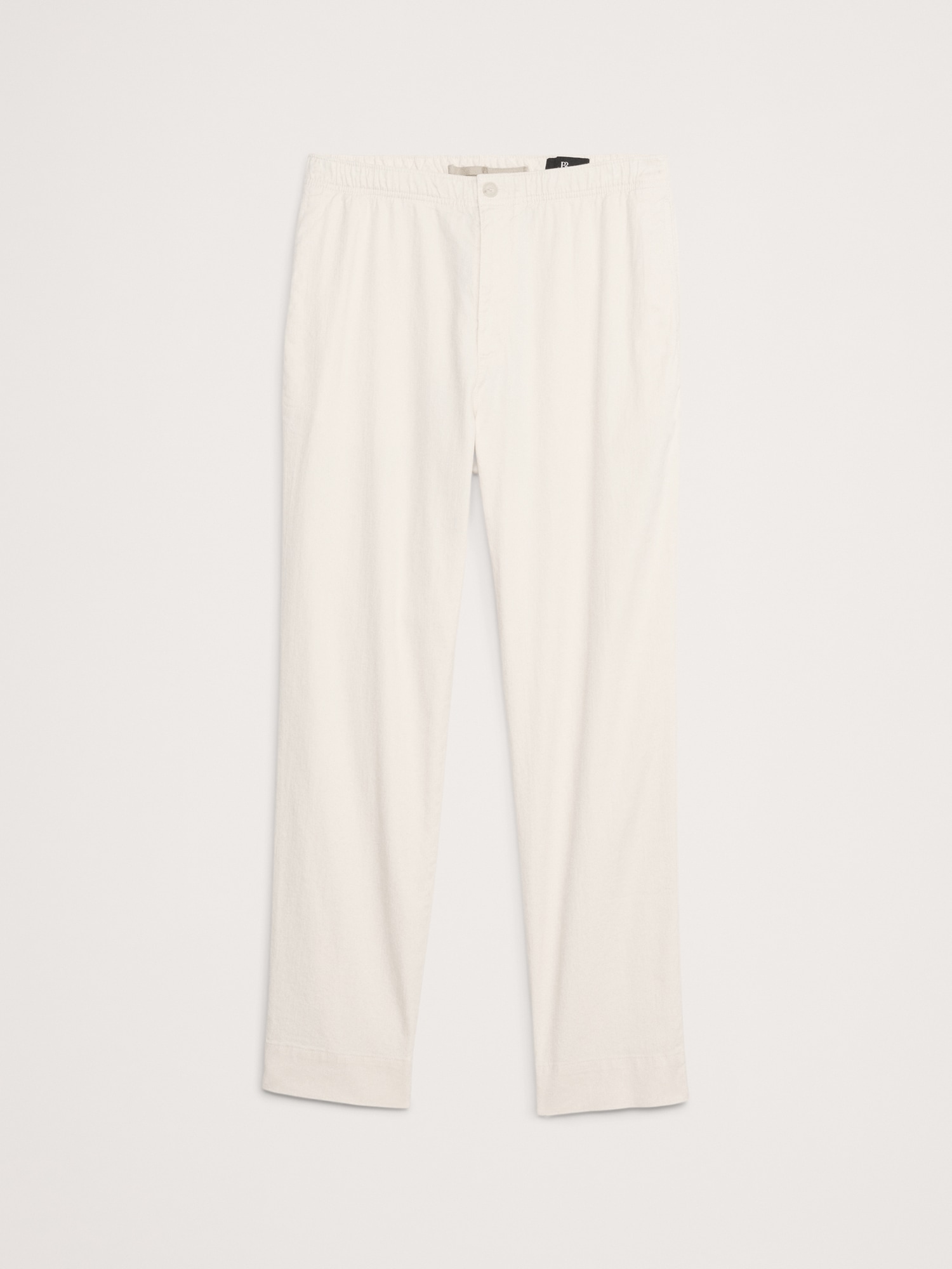 Italian Linen-Cotton Pull-On Pant