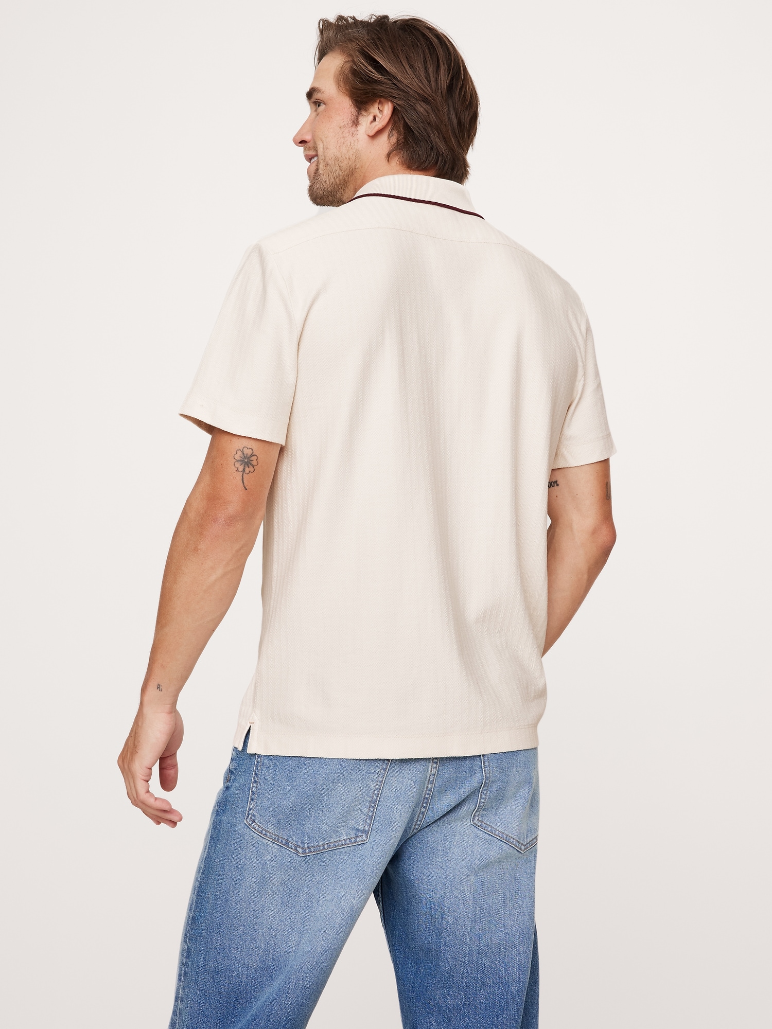 Herringbone Resort Shirt