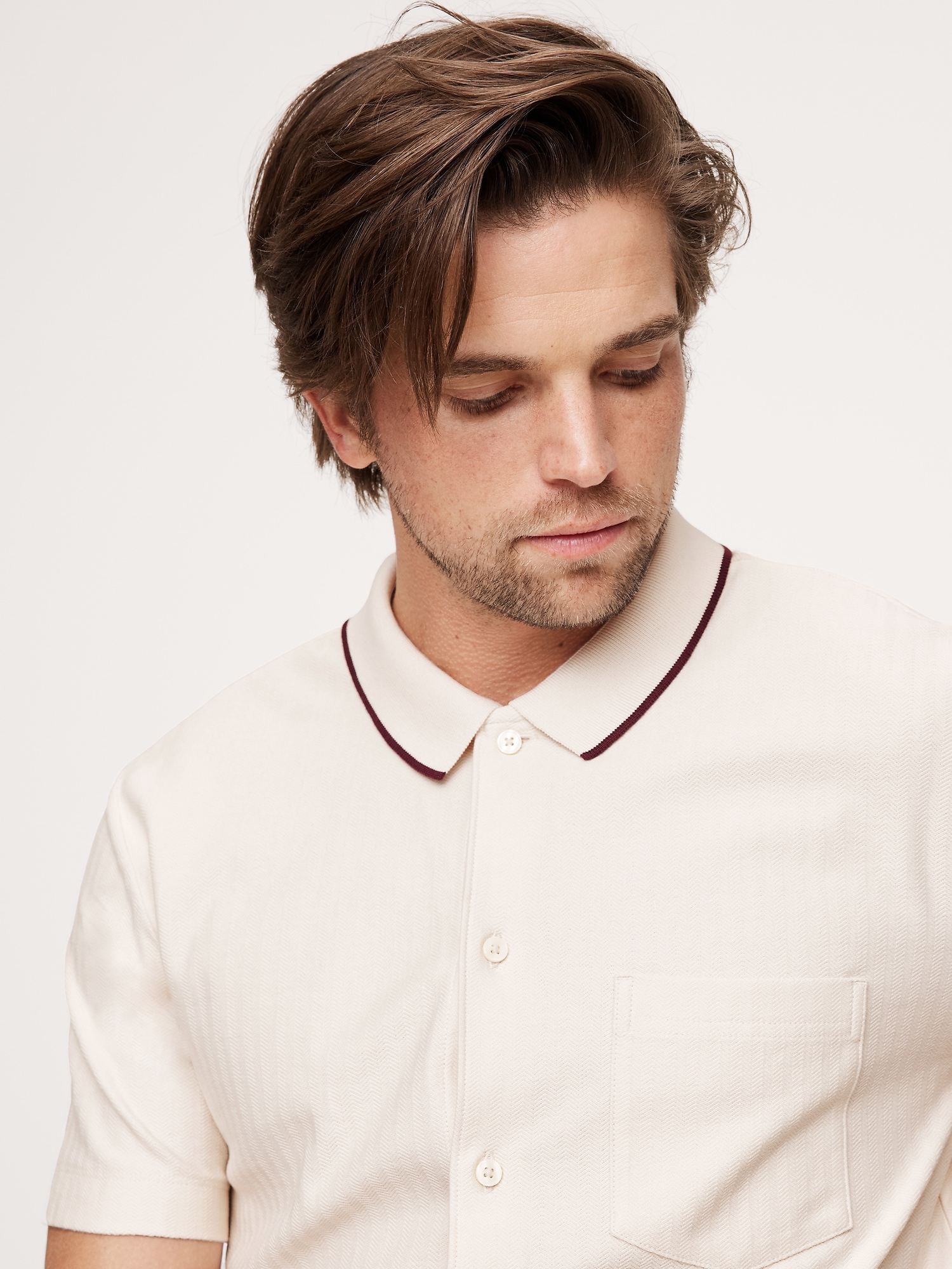 Herringbone Resort Shirt