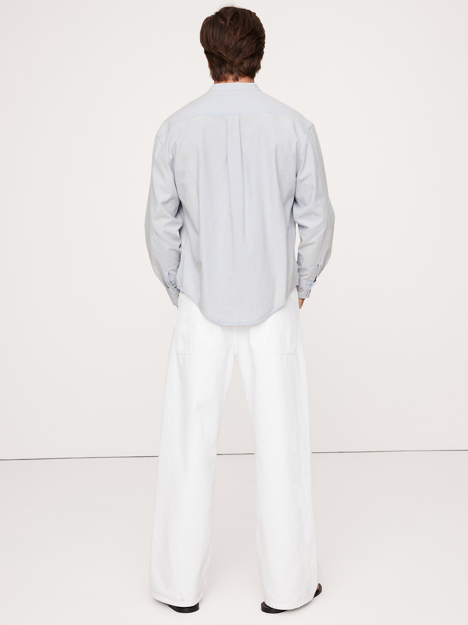 Relaxed-Fit Chambray Shirt