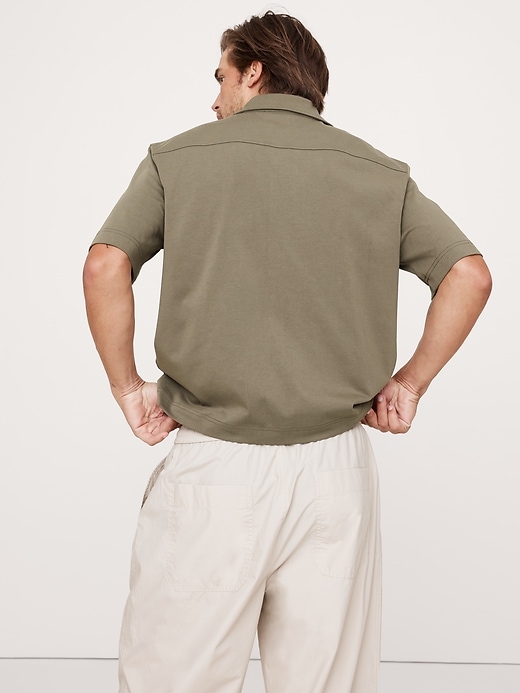 Cotton Mesh Resort Shirt