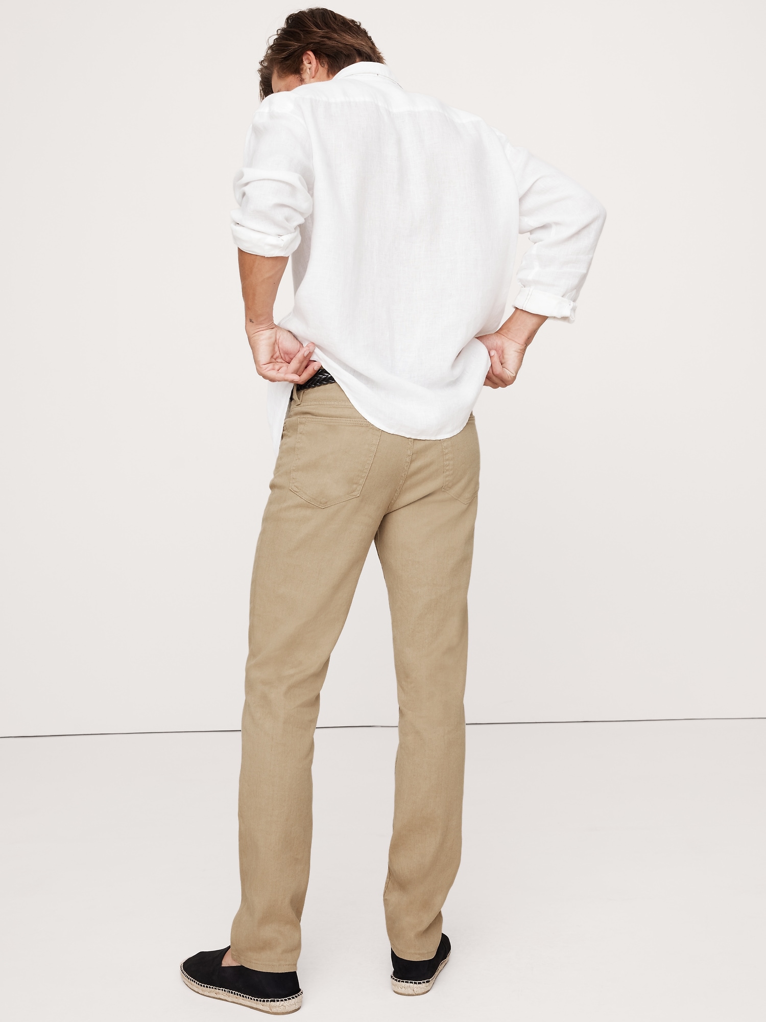 Image number 6 showing, Slim Linen-Cotton Traveler Pant