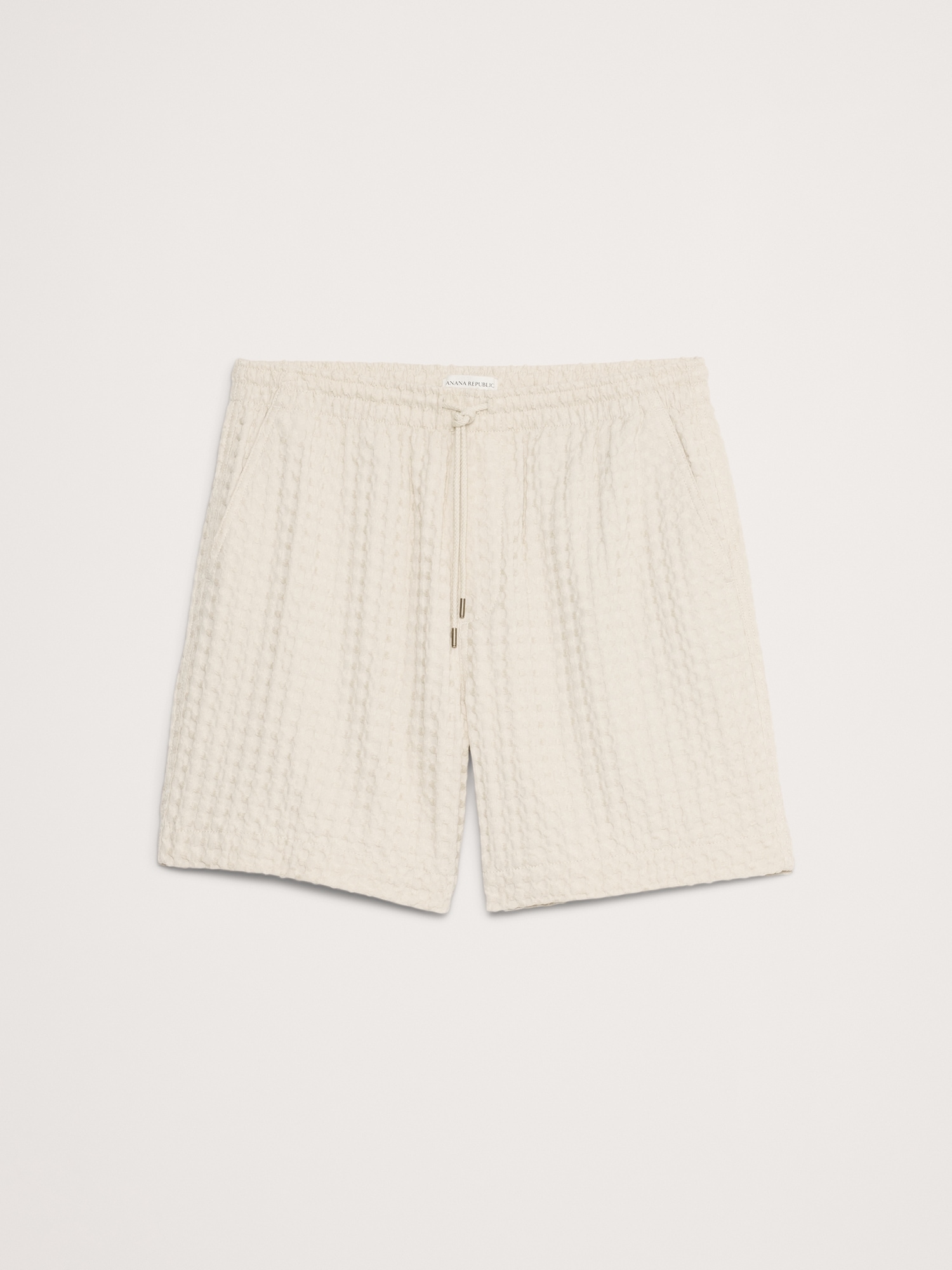 7" Waffle Cotton Pull-On Short