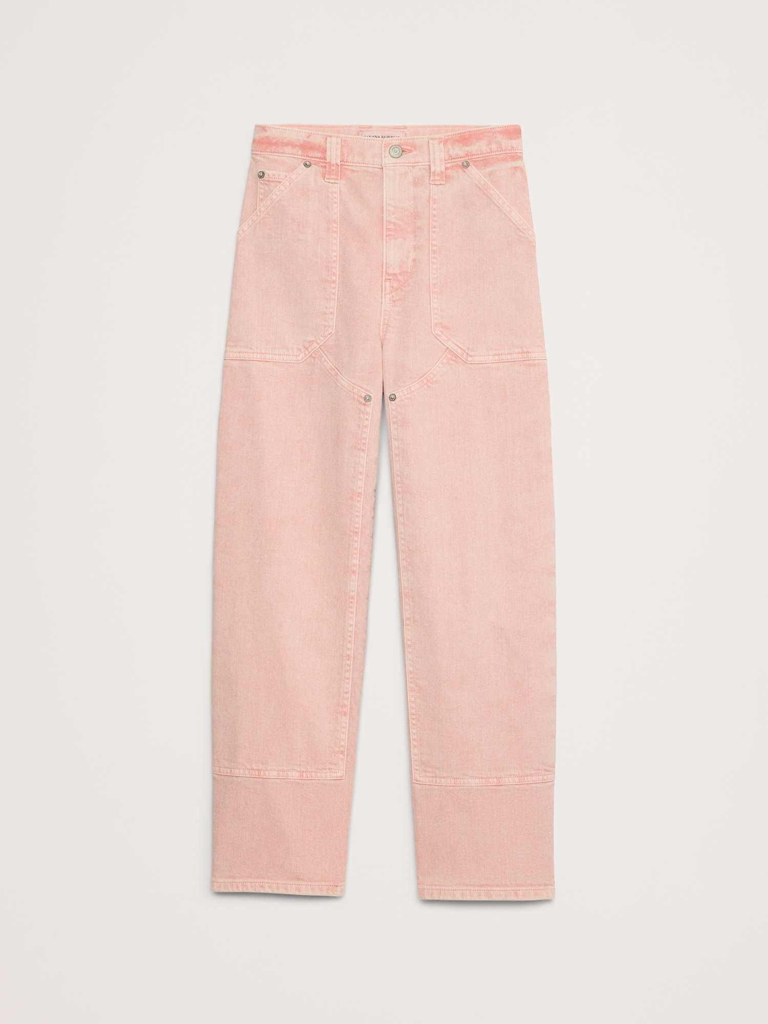 High-Rise Straight Cargo Jean