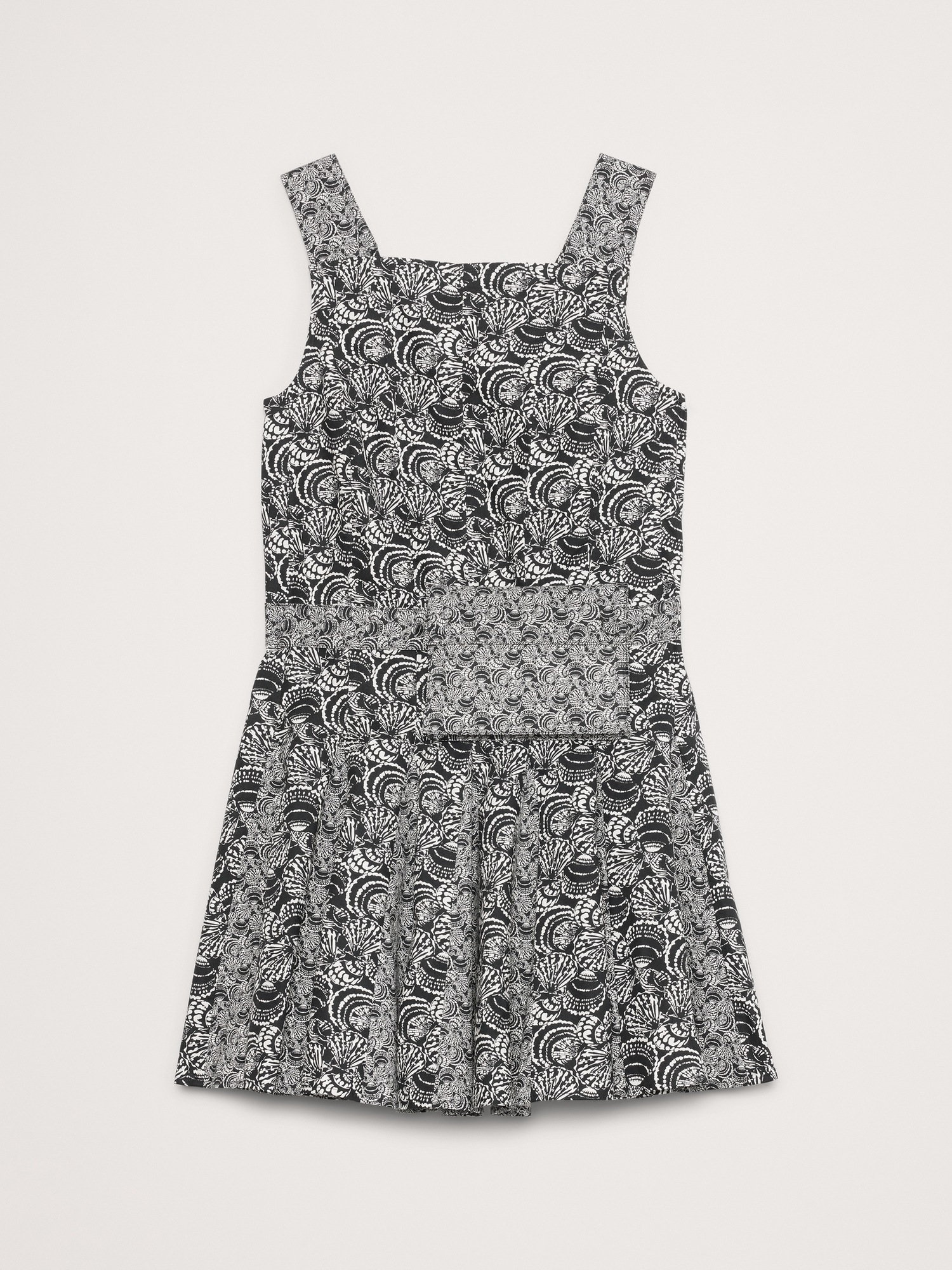 Cotton Poplin Mini Dress with Belt Bag