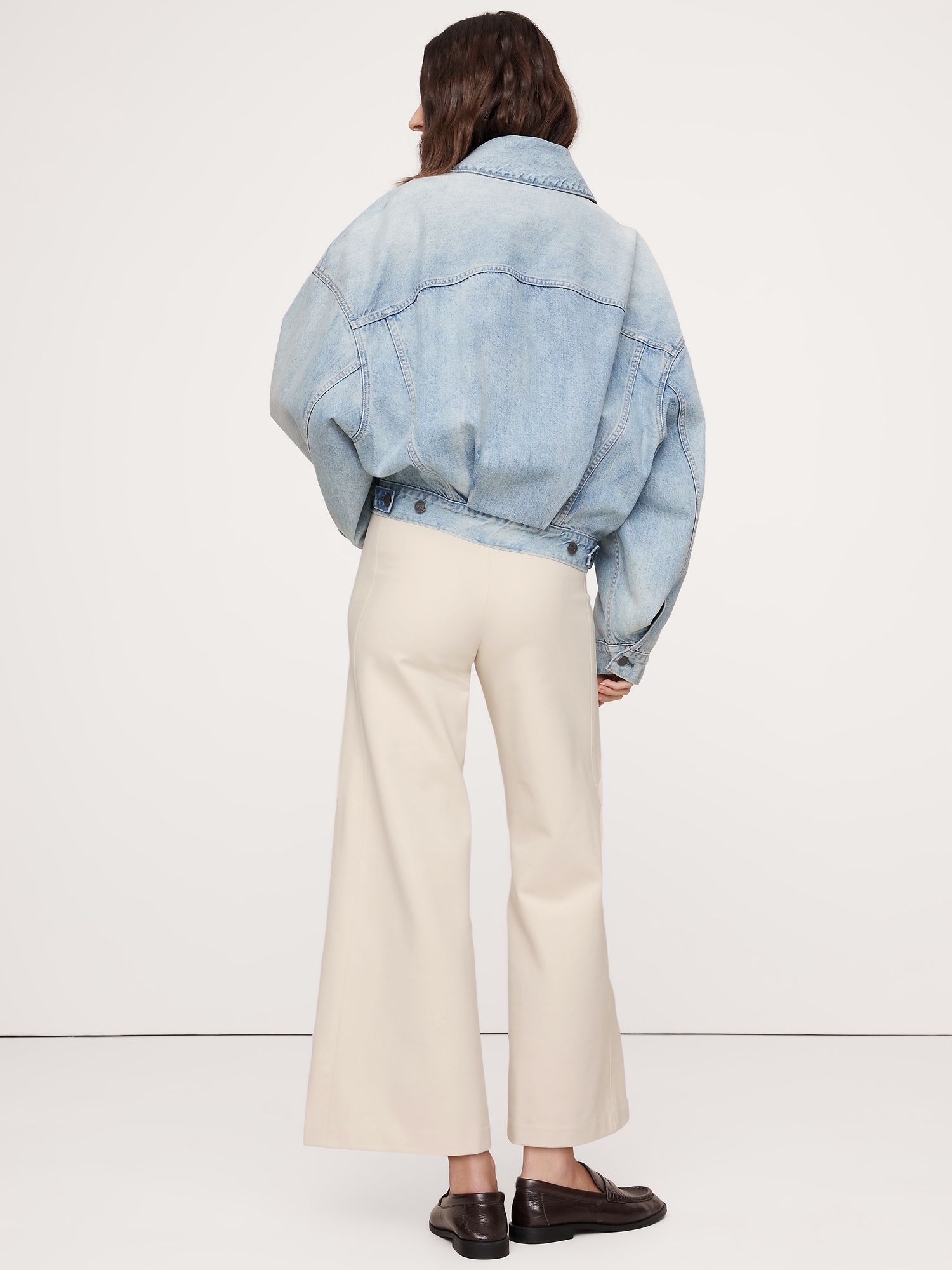 High-Rise Wide-Leg Cropped Everywhere Ponte Pant