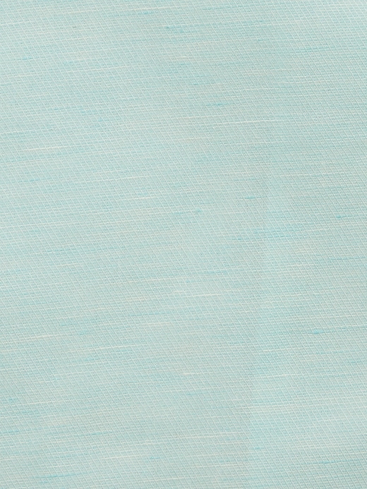 Slim-Fit Linen-Cotton Dress Shirt