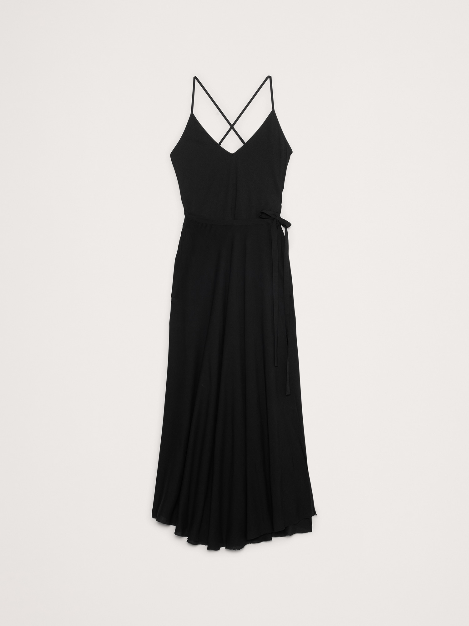 Cross-Back Jersey Maxi Dress