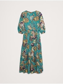 Cotton Wrap Maxi Dress