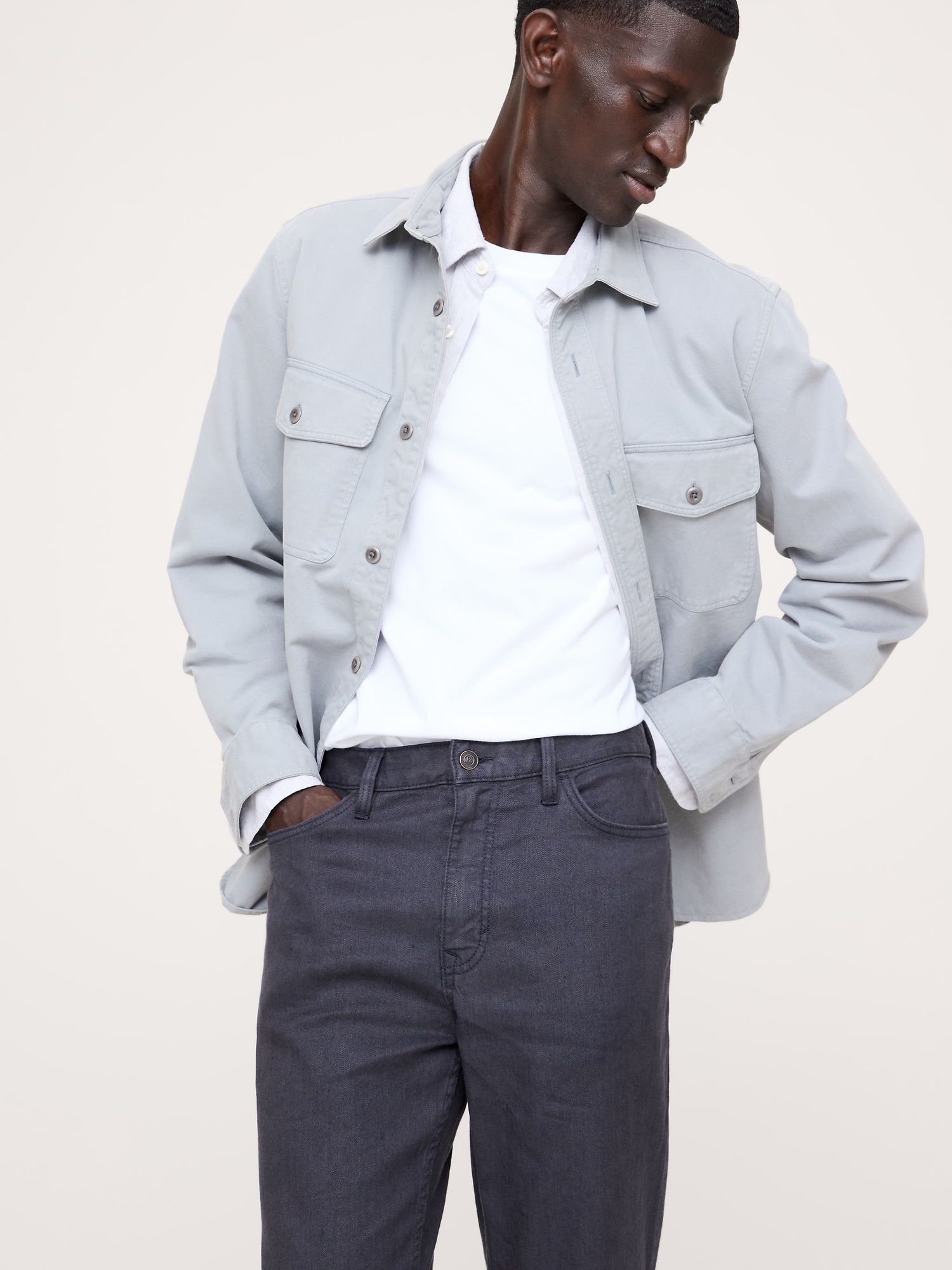 Image number 4 showing, Slim Linen-Cotton Traveler Pant
