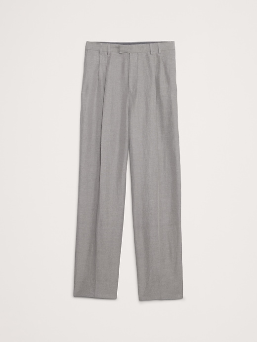 Tencel™-Linen Wide-Leg Suit Pant | Banana Republic