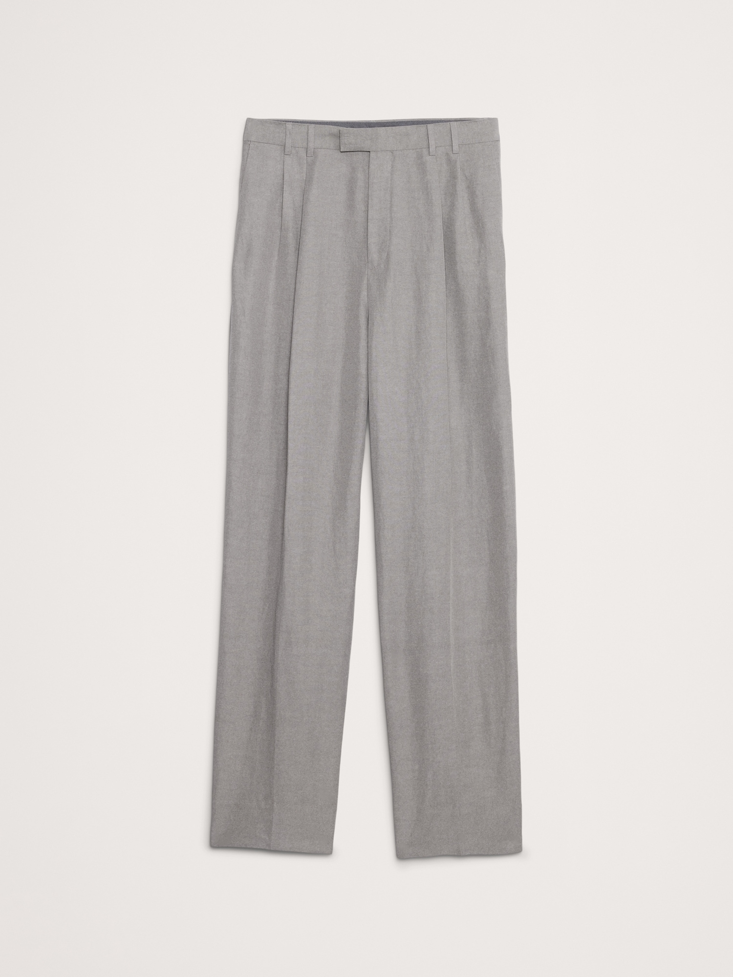 Tencel™-Linen Wide-Leg Suit Pant