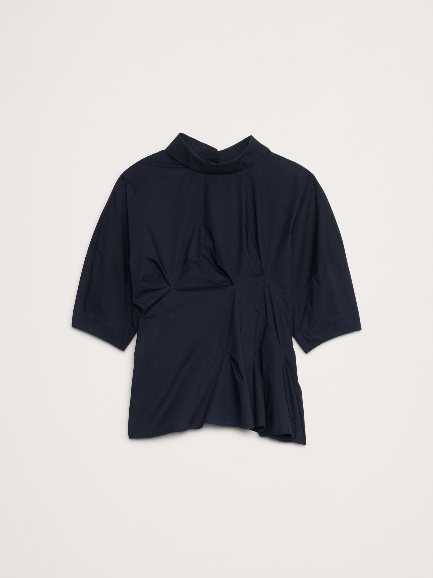 Image number 7 showing, COTTON POPLIN TWISTED TOP