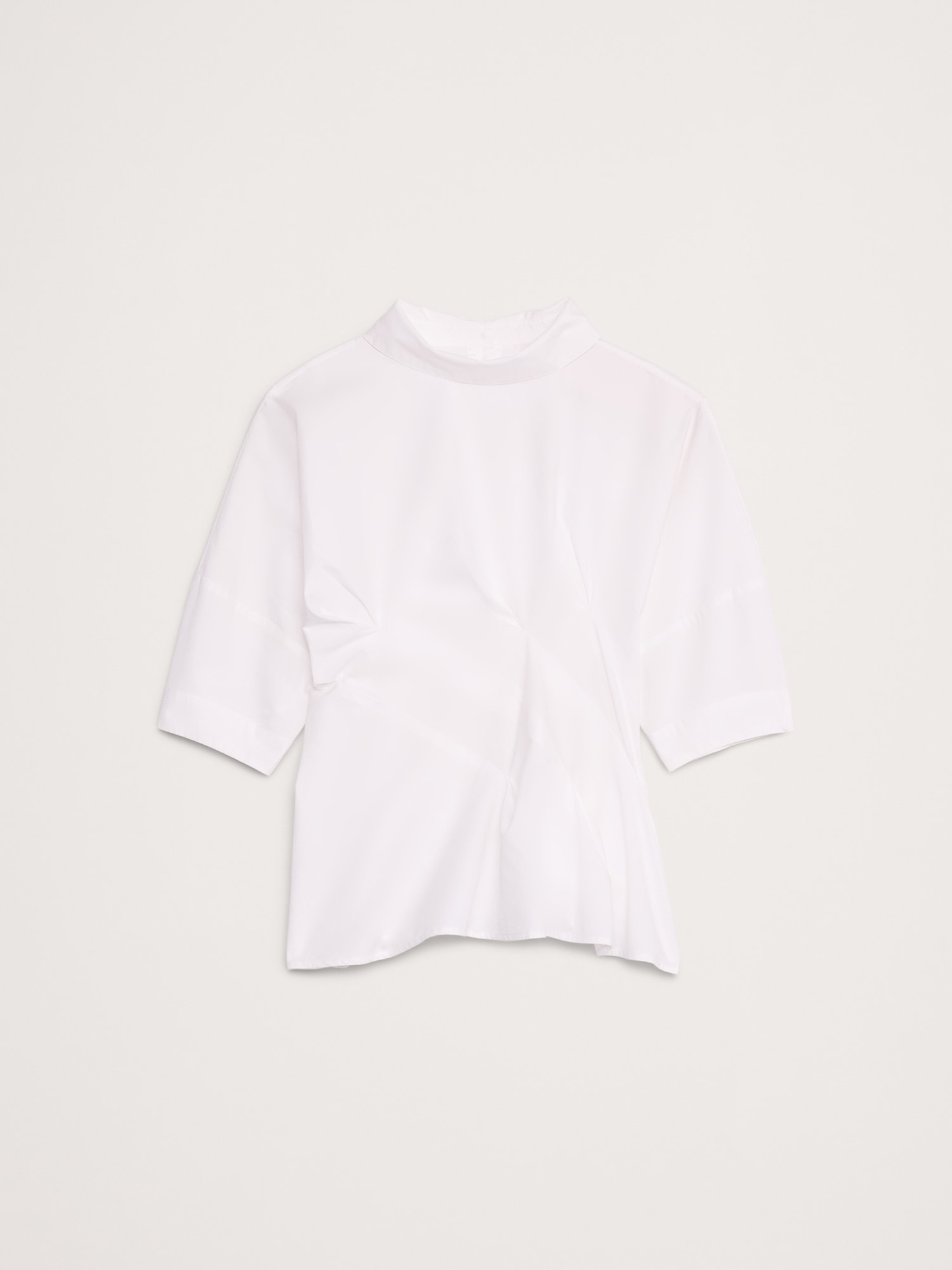 Image number 4 showing, COTTON POPLIN TWISTED TOP