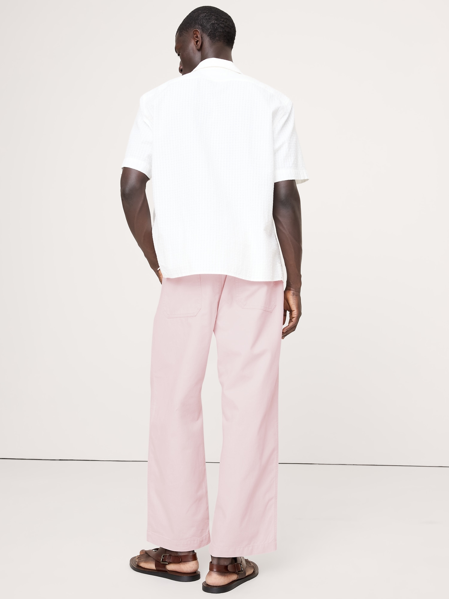 Loose Lightweight Cotton Pull-On Pant