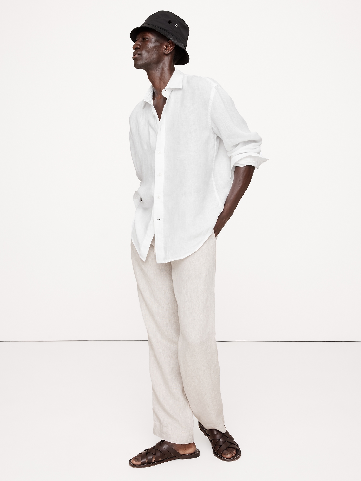 Relaxed-Fit Linen Shirt