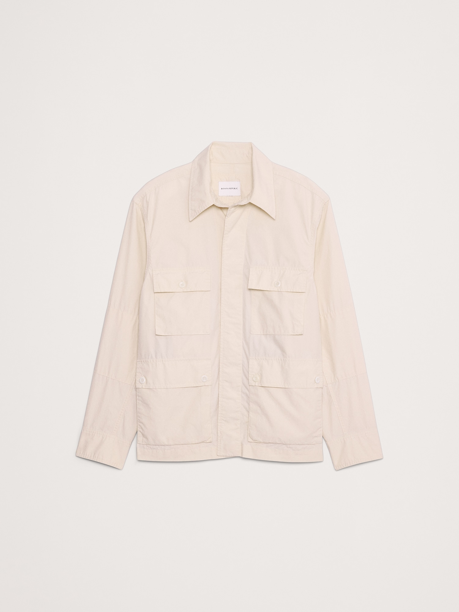 The White Lotus Poplin Field Shirt-Jacket