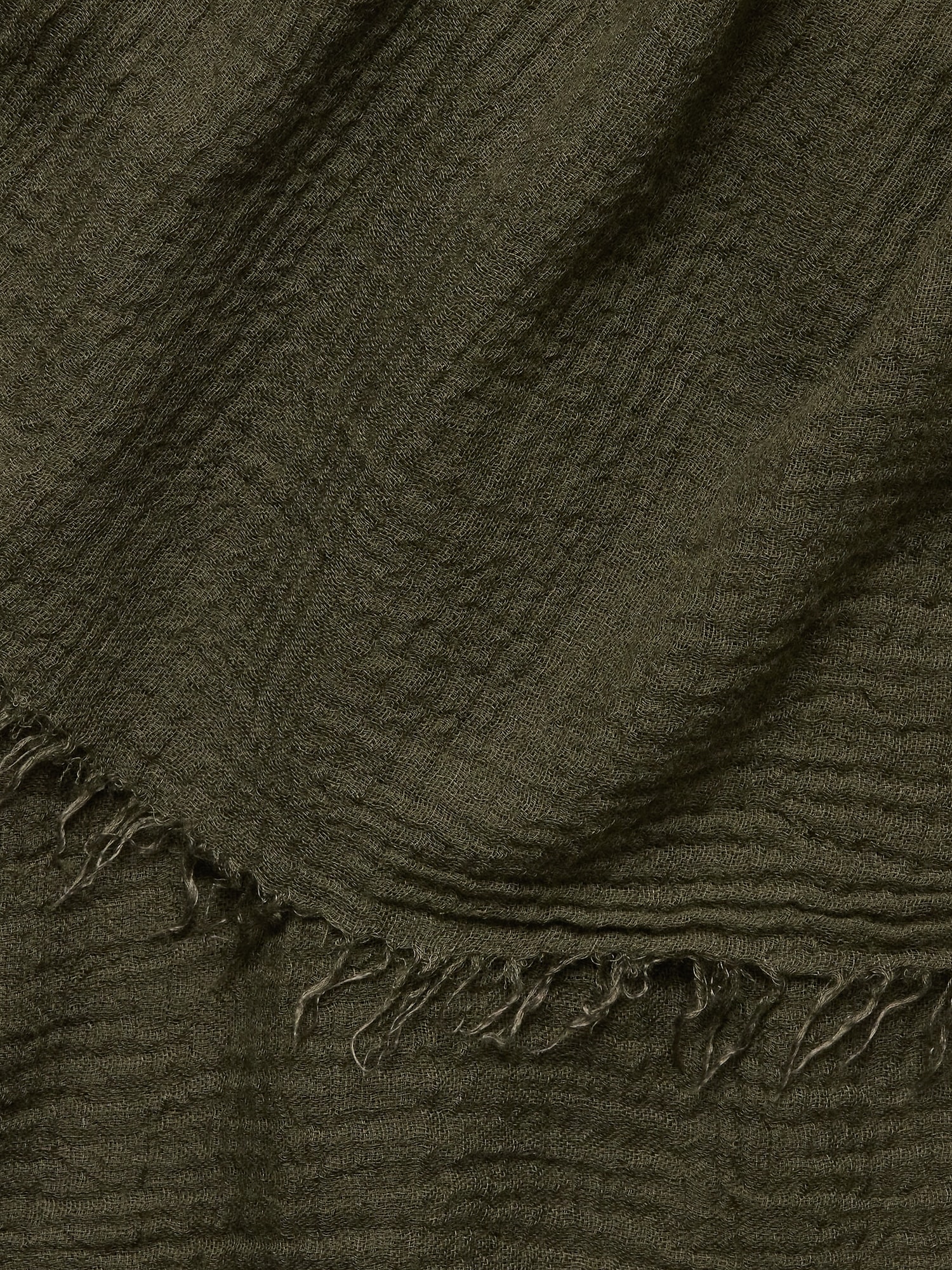 Image number 2 showing, Lightweight Scarf with Merino Wool