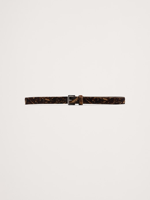 Knotted Leather Corset Belt
