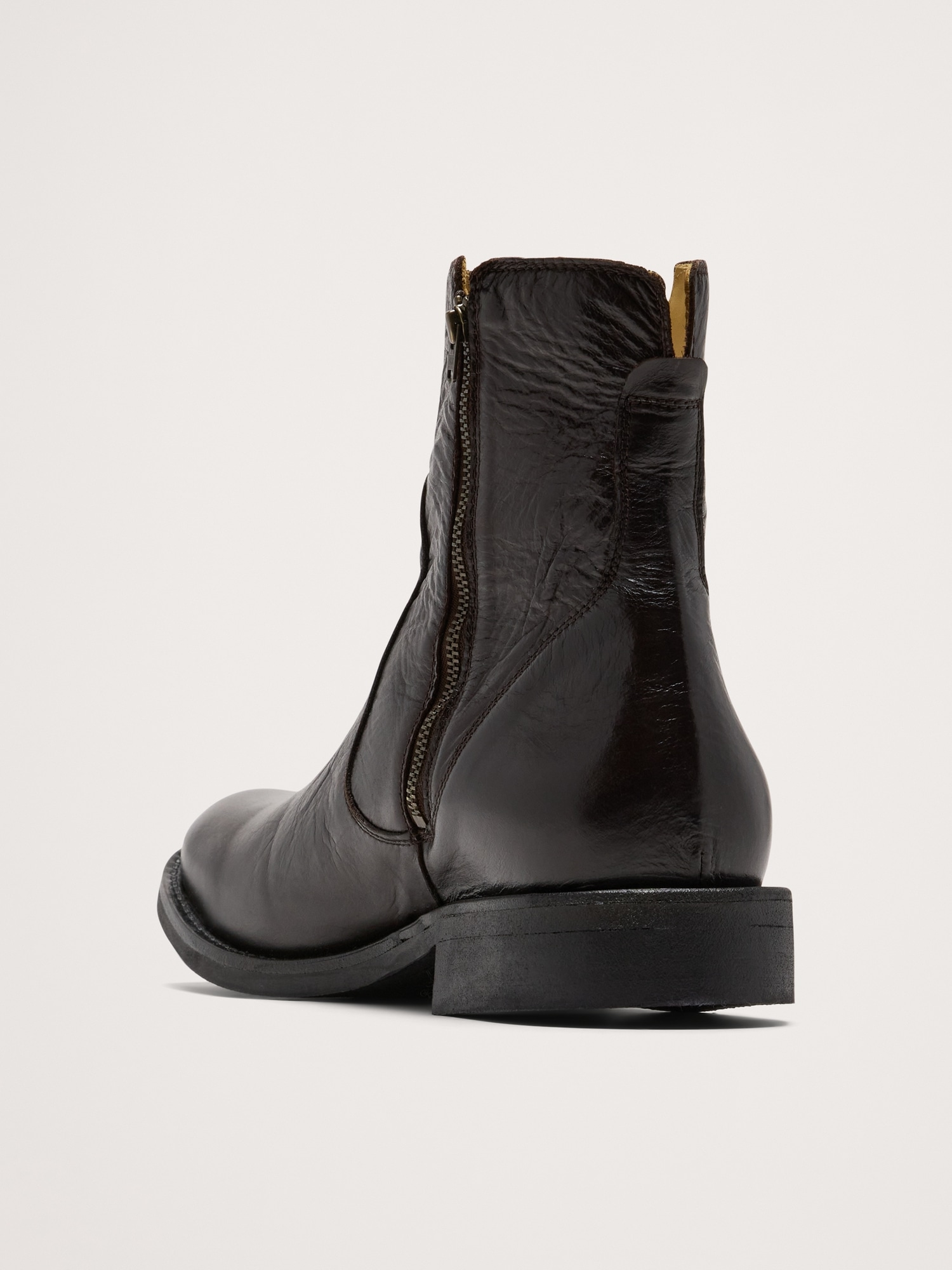 Image number 4 showing, Leather Double-Zip Boot