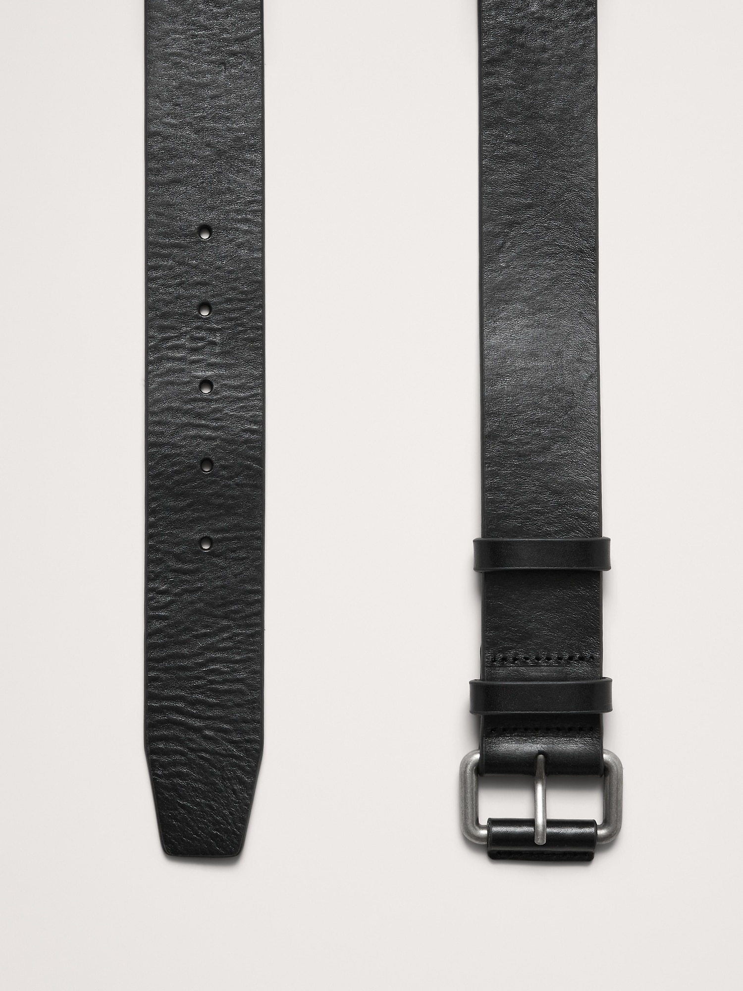 Image number 3 showing, Leather Belt with Covered Roller Buckle