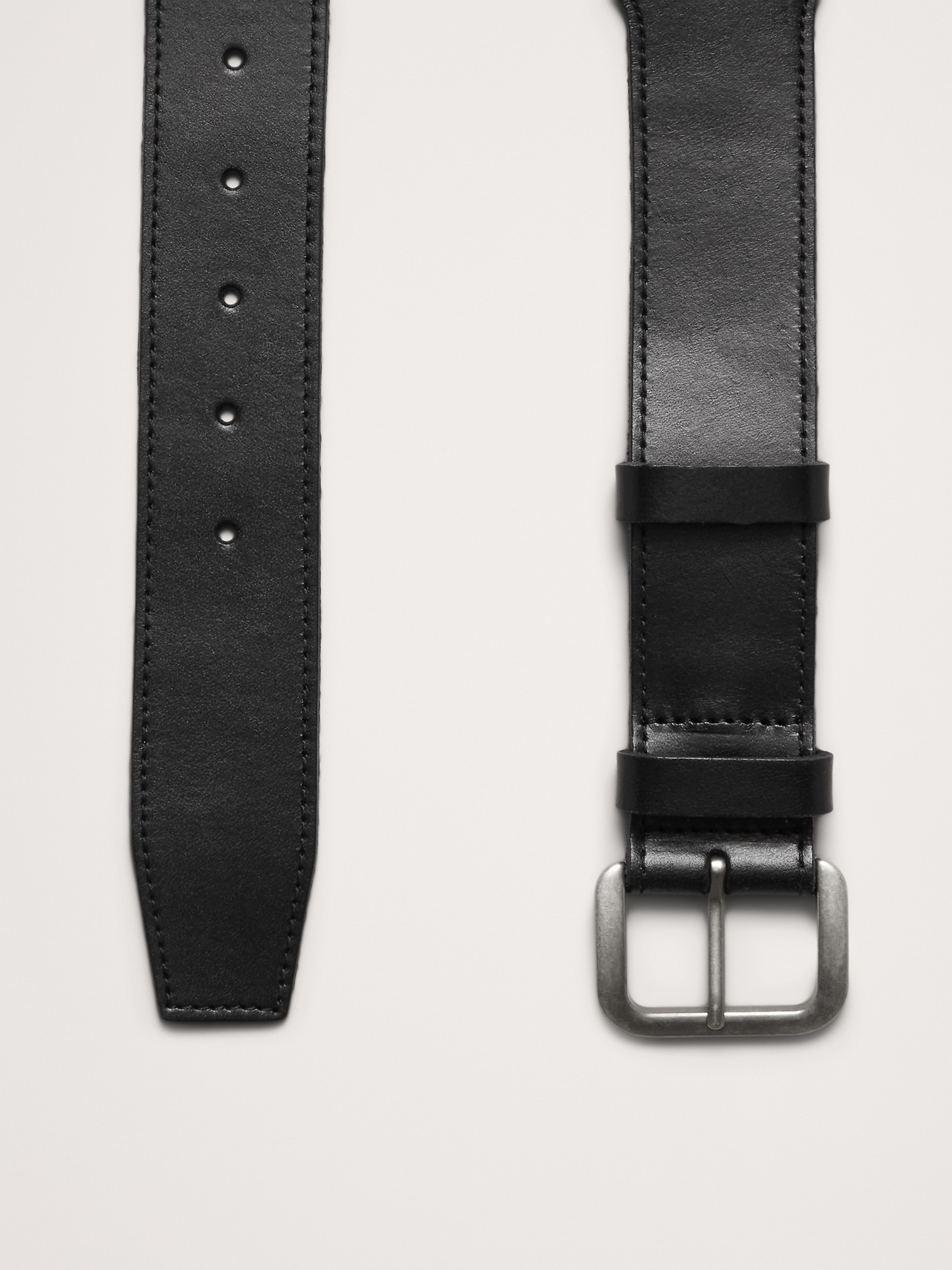 Женский ремень Banana Republic Knotted Leather Corset Belt, цвет: Чёрный — фото 3