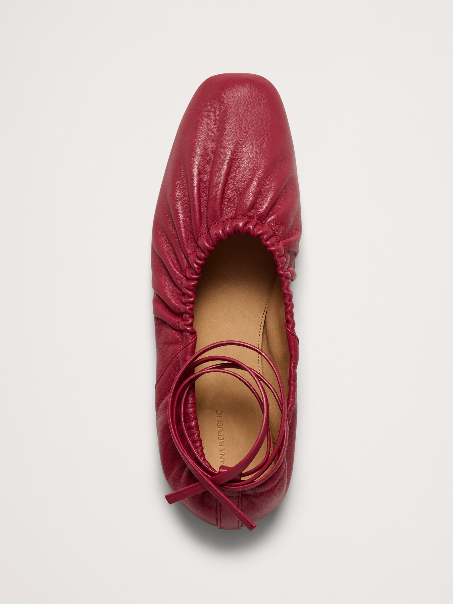 Image number 5 showing, RUCHED SUEDE BALLET FLAT