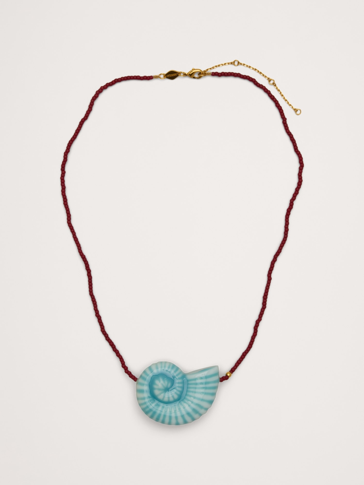 Nautilus Necklace by Anni Lu - Seafoam Berry