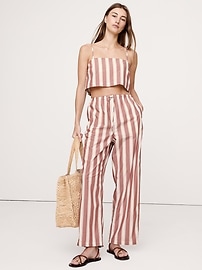 Cotton Poplin Cropped Cami