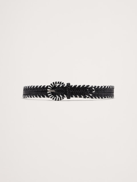 Braided Leather Belt by Dragon Diffusion