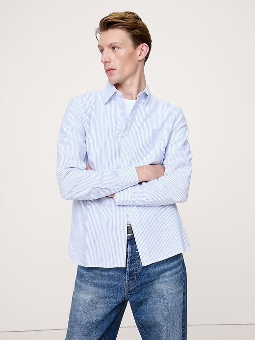 Standard-Fit Oxford Shirt