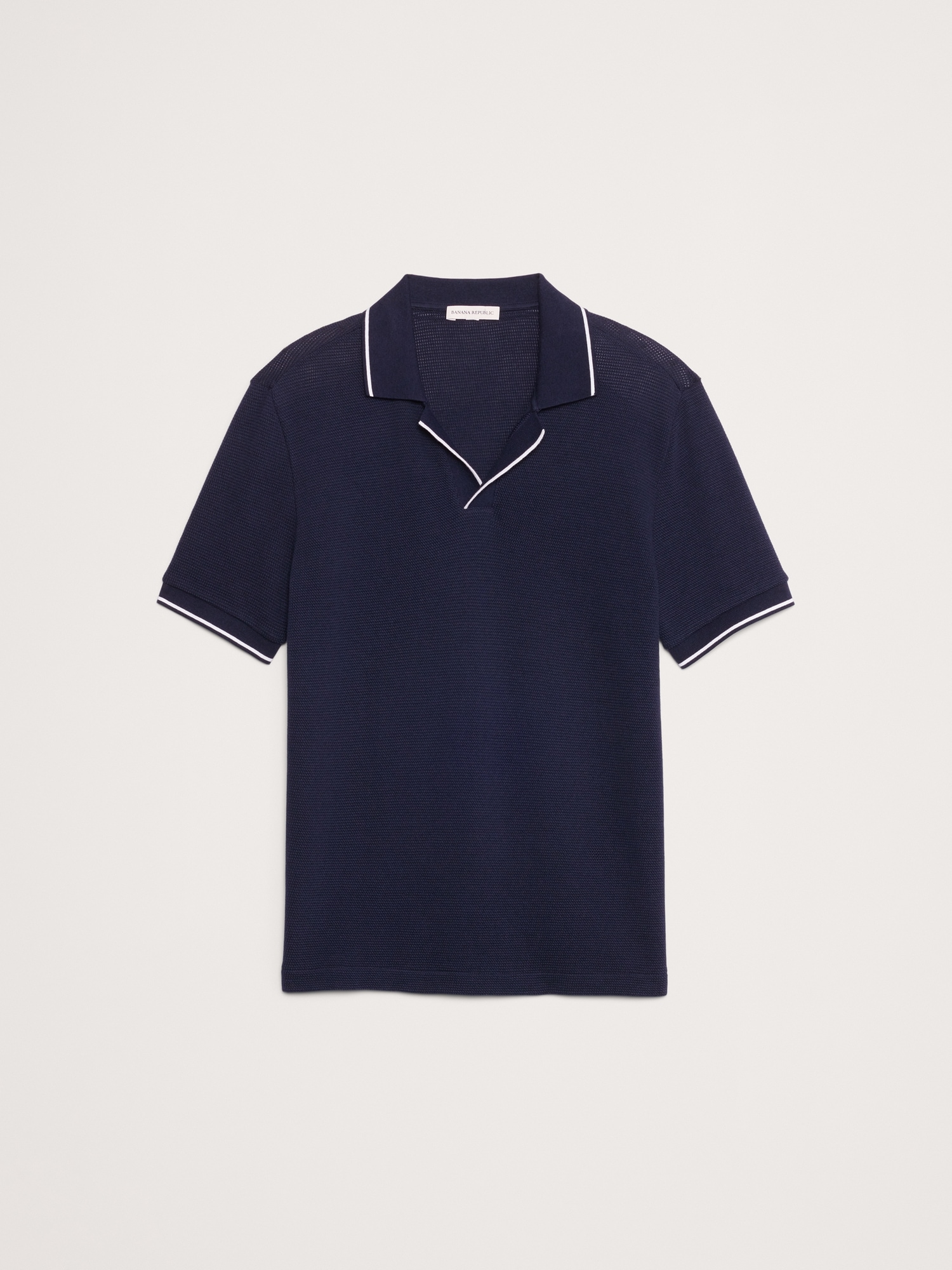 Cotton Mesh Polo