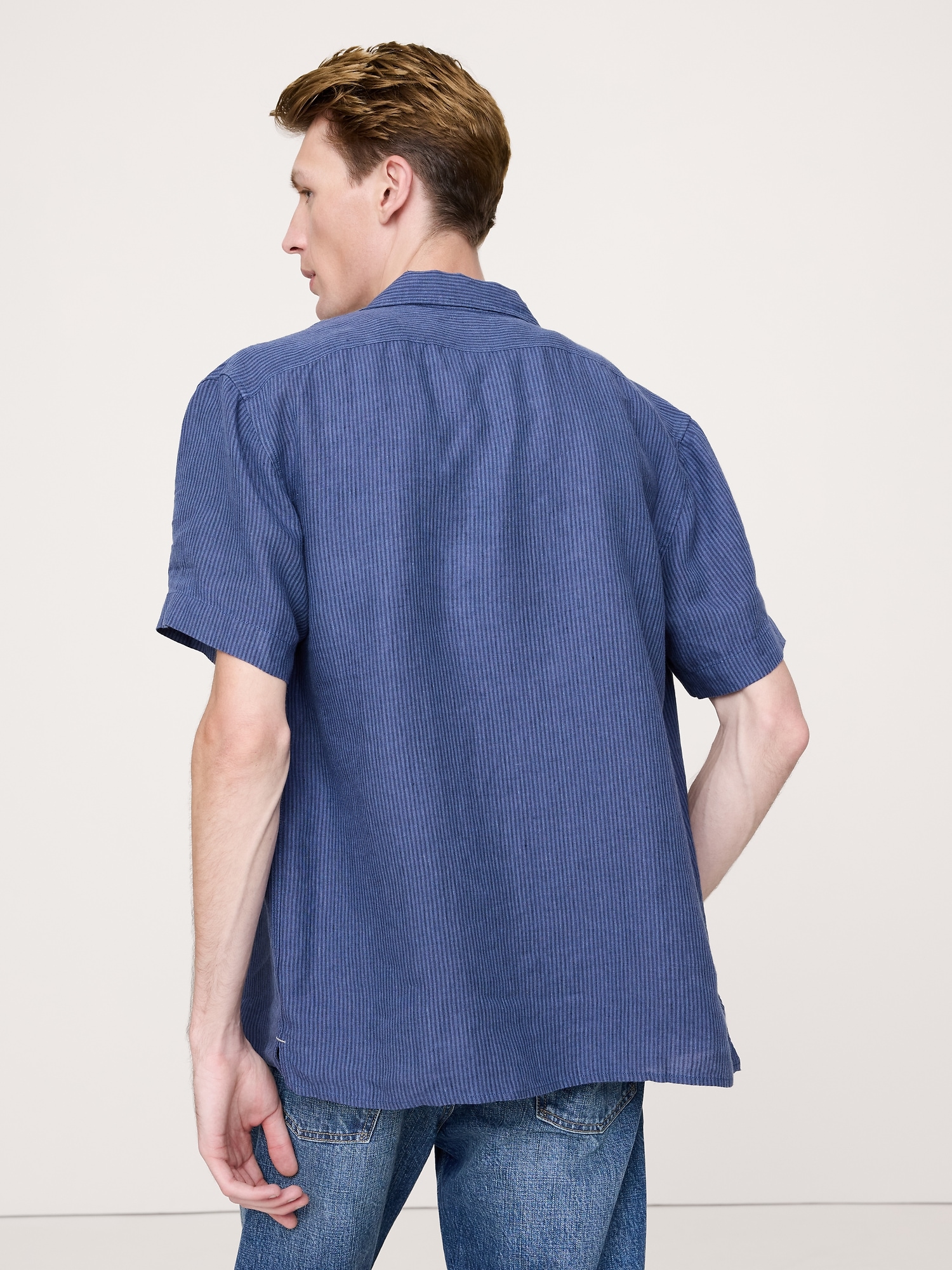 Image number 2 showing, Standard-Fit Linen Resort Shirt